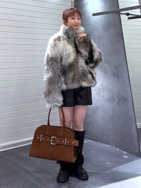 「アイテム（ブルゾン）」を使った、みっきぃさん（レディース・155cm・20代）の秋コーディネート