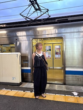 「アイテム（PC・スマホグッズ/家電）」を使った、みっきぃさん（レディース・155cm）の秋コーディネート