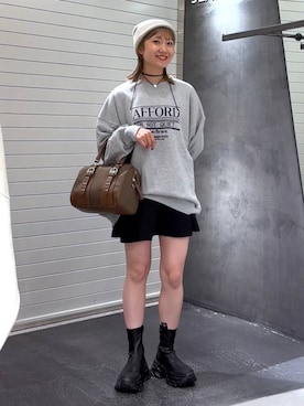 「アイテム（チョーカー）」を使った、みっきぃさん（レディース・155cm・20代）の秋コーディネート