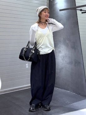「アイテム（チョーカー）」を使った、みっきぃさん（レディース・155cm・20代）の秋コーディネート