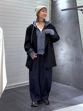 「アイテム（チョーカー）」を使った、みっきぃさん（レディース・155cm・20代）の秋コーディネート