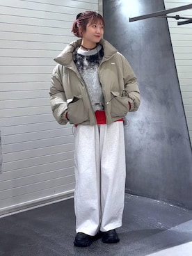 「アイテム（チョーカー）」を使った、みっきぃさん（レディース・155cm・20代）の冬コーディネート