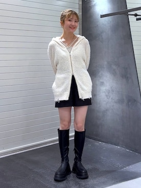 「アイテム（タンクトップ）」を使った、みっきぃさん（レディース・155cm・20代）の秋コーディネート