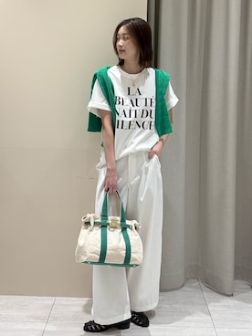 「Rouge vif（ルージュヴィフ）のアイテム」を使った、akaneさん（レディース・166cm）の春コーディネート