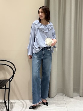 「upperhights（アッパーハイツ）のアイテム」を使った、akaneさん（レディース・166cm）の冬コーディネート