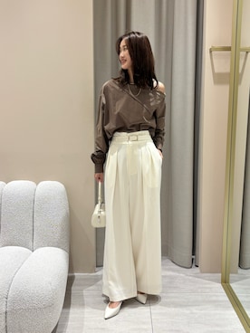 「ucalypt（ユーカリプト）のアイテム」を使った、akaneさん（レディース・166cm）の秋コーディネート