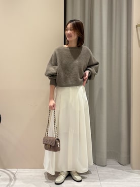 「Rouge vif（ルージュヴィフ）のアイテム」を使った、akaneさん（レディース・166cm）の冬コーディネート