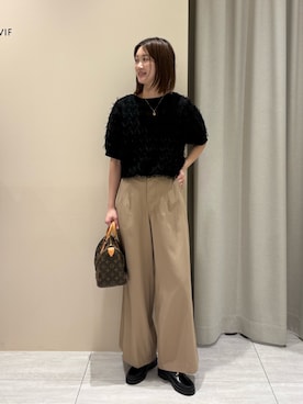 「Rouge vif（ルージュヴィフ）のアイテム」を使った、akaneさん（レディース・166cm）の春コーディネート