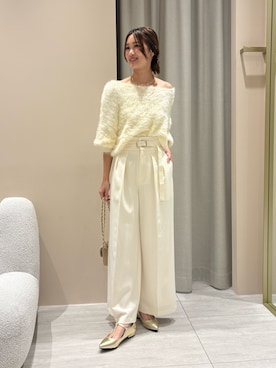 「EMMA　ROUGE VIF（エマルージュヴィフ）のアイテム（パンプス）」を使った、akaneさん（レディース・166cm）の秋コーディネート