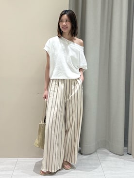 「Rouge vif（ルージュヴィフ）のアイテム」を使った、akaneさん（レディース・166cm）の春コーディネート