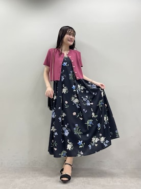「natural couture（ナチュラルクチュール）のアイテム（その他シューズ）」を使った、コトさん（レディース・163cm）の夏コーディネート