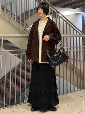 aya212525さん(レディース・160cm)の冬コーディネート