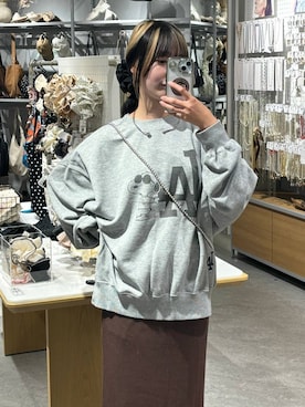 「アイテム（スウェット、シルバー系）」を使った、aya212525さん（レディース・160cm）の夏コーディネート