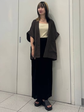 「アイテム（チョーカー）」を使った、aya212525さん（レディース・160cm）の夏コーディネート