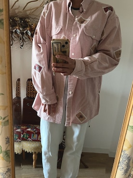 「flower（フラワー）のアイテム（パンツ）」を使った、NATSUCOさん（レディース・158cm）の春コーディネート