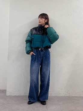 「CIAOPANIC TYPY（チャオパニックティピー）のアイテム（パンツ）」を使った、Nanamiさん（レディース・166cm）の夏コーディネート