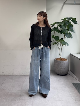 「CIAOPANIC TYPY（チャオパニックティピー）のアイテム（パンツ）」を使った、Nanamiさん（レディース・166cm）の夏コーディネート