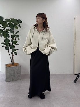 「CIAOPANIC TYPY（チャオパニックティピー）のアイテム（ジャケット/アウター）」を使った、Nanamiさん（レディース・166cm）の秋コーディネート