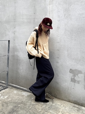 「PENNEYS（ぺニーズ）のアイテム」を使った、Nanamiさん（レディース・166cm）の秋コーディネート