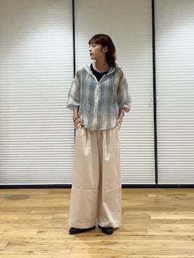 「レディースファッション」｜Nanamiさん（レディース・166cm）の夏コーディネート