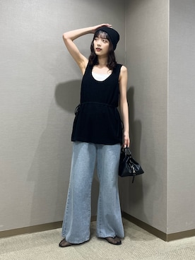 「CIAOPANIC TYPY（チャオパニックティピー）のアイテム（シューズ）」を使った、Nanamiさん（レディース・166cm）の春コーディネート