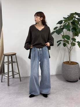 「CIAOPANIC TYPY（チャオパニックティピー）のアイテム（パンツ）」を使った、Nanamiさん（レディース・166cm）の夏コーディネート