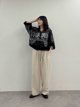 「CIAOPANIC TYPY（チャオパニックティピー）のアイテム（その他アウター）」を使った、Nanamiさん（レディース・166cm）の春コーディネート