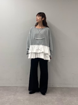 「etsinta（エシンタ）のアイテム」を使った、Nanamiさん（レディース・166cm）の秋コーディネート
