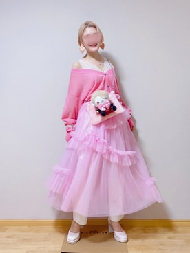 「Barbie（バービー）のアイテム」を使った、keikoさん（レディース・162cm）の夏コーディネート