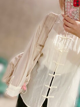 「GLOBAL WORK（グローバルワーク）のアイテム（キャミソール）」を使った、keikoさん（レディース・162cm）の夏コーディネート