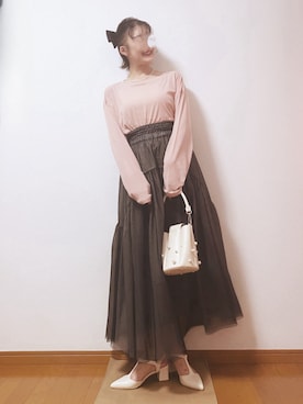 「CIAOPANIC TYPY（チャオパニックティピー）のアイテム（アクセサリー）」を使った、keikoさん（レディース・162cm）の夏コーディネート
