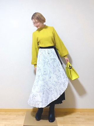 PAGEBOY（ページボーイ）の「【WEB限定アイテム】プリーツラップ
