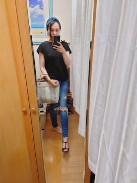 「ちゃけちょけ（チャケチョケ）のアイテム」を使った、ayame9さん（レディース・168cm）の夏コーディネート