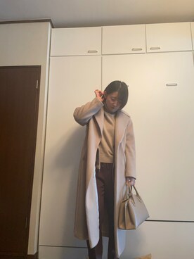 「IACUCCI（イアクッチ）のアイテム（ハンドバッグ）」を使った、wearharu31さん（レディース・159cm）の冬コーディネート
