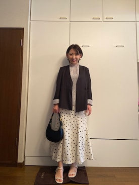 「JUSGLITTY（ジャスグリッティー）のアイテム（スカート）」を使った、wearharu31さん（レディース・159cm）の春コーディネート