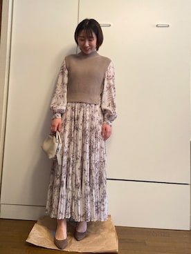 「SNIDEL（スナイデル）のアイテム（ワンピース、その他）」を使った、wearharu31さん（レディース・159cm）の春コーディネート
