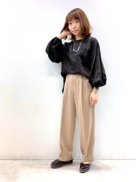 「SET UP」｜「アイテム（その他）」を使った、mariさん（レディース・151cm）の秋コーディネート