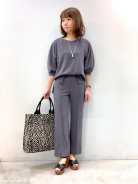「SET UP」｜「アイテム（その他）」を使った、mariさん（レディース・151cm）の秋コーディネート