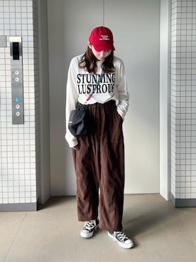 「CONVERSE（コンバース）のアイテム」を使った、りんさん（骨格ストレート・レディース・161cm）の夏コーディネート