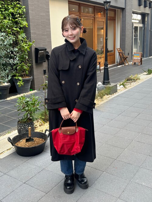 小花衣 凜 |LONGCHAMPのトートバッグを使ったコーディネート - WEAR