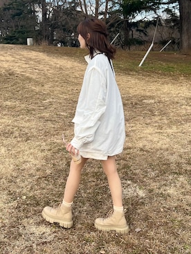 「春服デビュー宣言」｜「アイテム（ブルゾン）」を使った、りんさん（レディース・161cm）の春コーディネート