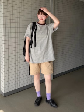 「GREGORY（グレゴリー）のアイテム（バッグ）」を使った、りんさん（レディース・161cm）の夏コーディネート