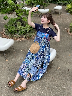 「ナチュラル」｜りんさん（レディース・161cm）の夏コーディネート