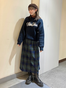 「Right-on（ライトオン）のアイテム」を使った、りんさん（骨格ストレート・レディース・161cm）の冬コーディネート