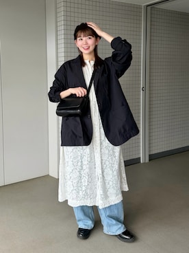 「Libra Cue（リブラ キュー）のアイテム」を使った、りんさん（レディース・161cm）の春コーディネート