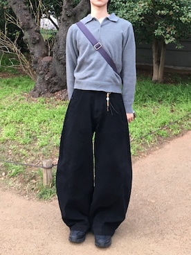 「EPNK（イーピーエヌケー）のアイテム」を使った、まつやまこうたさん（メンズ・172cm）の春コーディネート