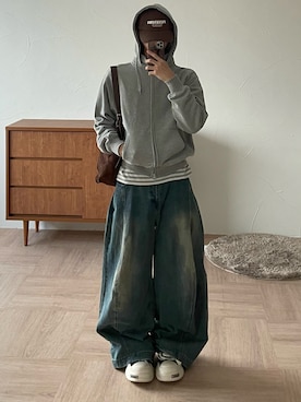 まつやまこうたさん（メンズ・172cm）の冬コーディネート