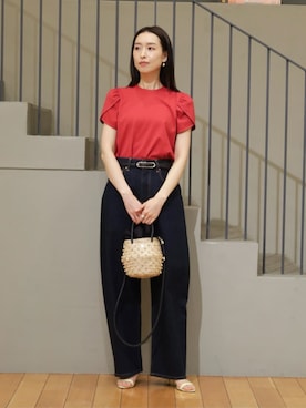 「RED CARD TOKYO（レッドカード）のアイテム」を使った、Ishii_TOMORROWLANDさん（レディース・163cm）の春コーディネート