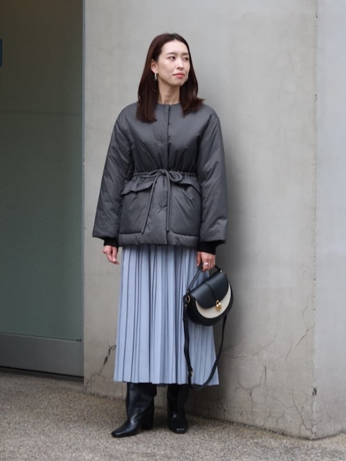 Ballsey スエードサテン プリーツスカート スエードサテン プリーツスカート（スカート）｜BALLSEY（ボールジィ