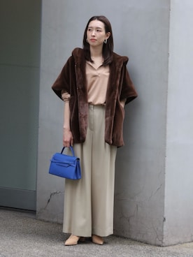 「tov（トーヴ）のアイテム」を使った、Ishii_TOMORROWLANDさん（レディース・163cm）の秋コーディネート